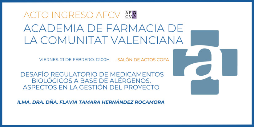 ACTO AFCV. Ingreso de la Ilma. Dra. Da. Flavia Tamara Hernndez Rocamora. 21/02. 12:00h. 