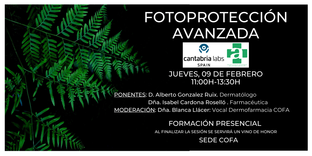 SESION-COFA.-FOTOPROTECCION-AVANZADA-CON-CANTABRIA-LABS.-09-DE-FEBRERO.-1100H-1330H.-FORMACION-PRESENCIAL