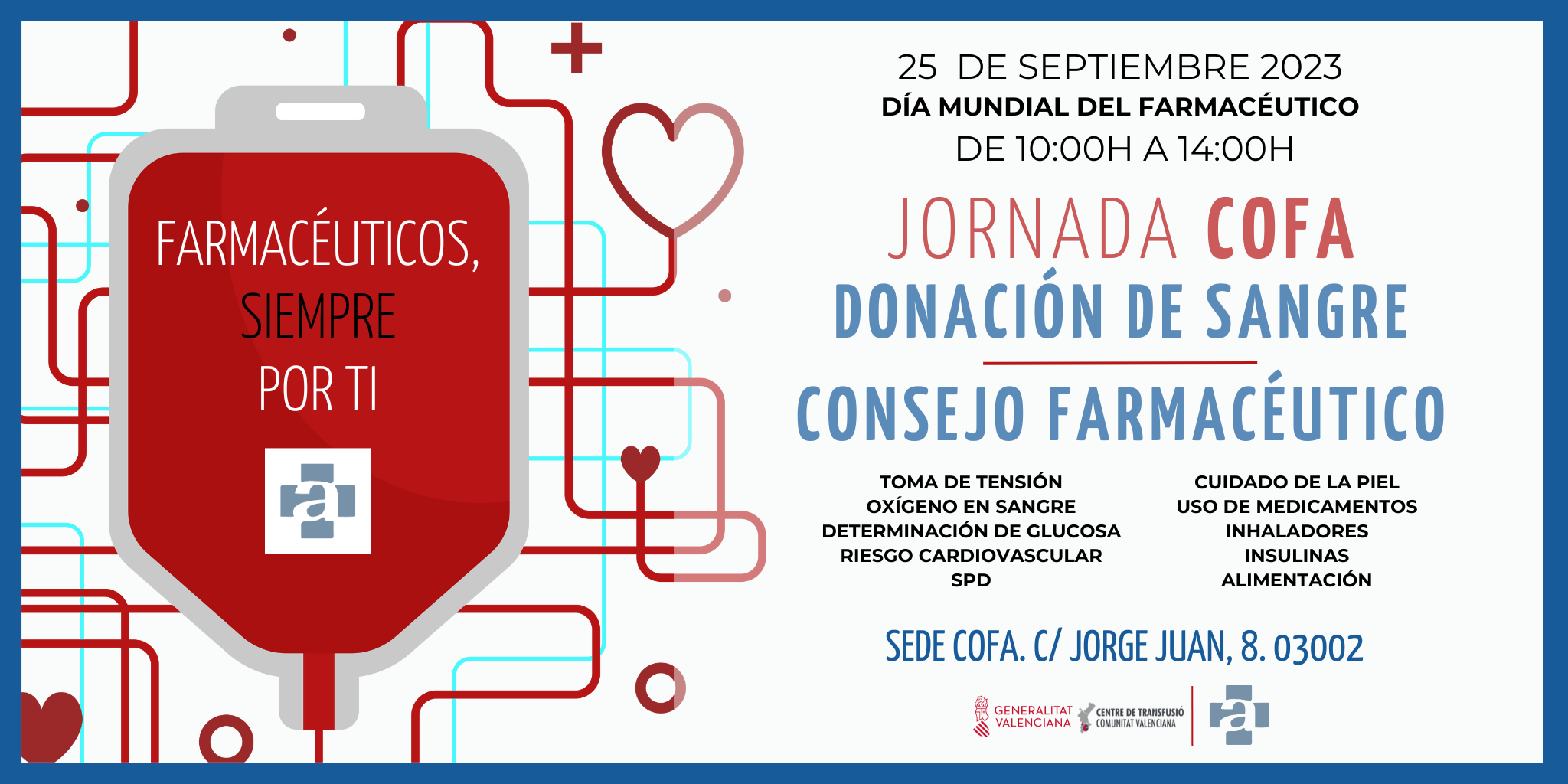 DIA-DEL-FARMACEUTICO.-JORNADA-DONACION-DE-SANGRE-Y-STANDS-CONSEJO-FARMACEUTICO.-25-de-septiembre.-1000h-1400h